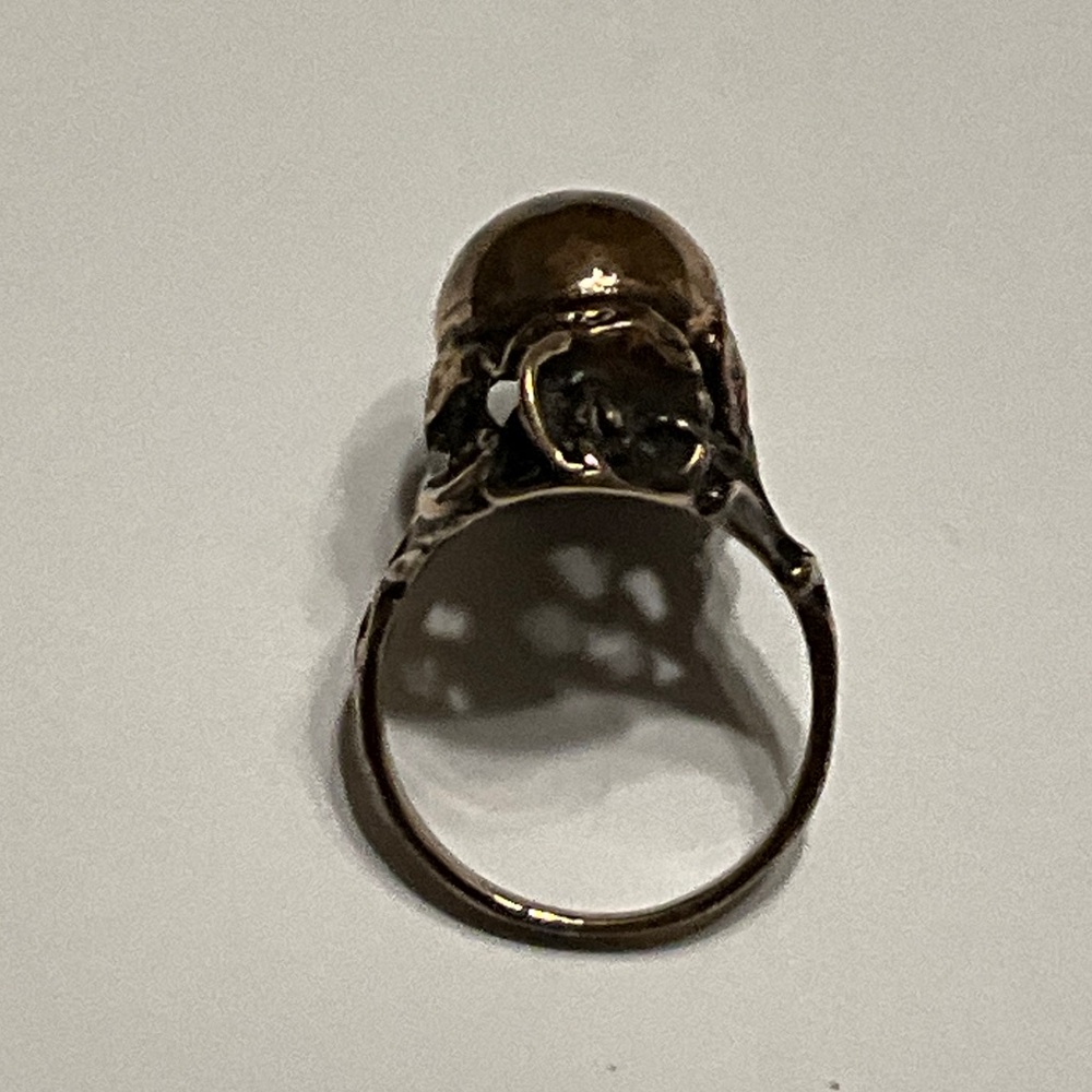 Elegant Copper Victorian Women's Ring size 6.5 - Picture 6 of 7